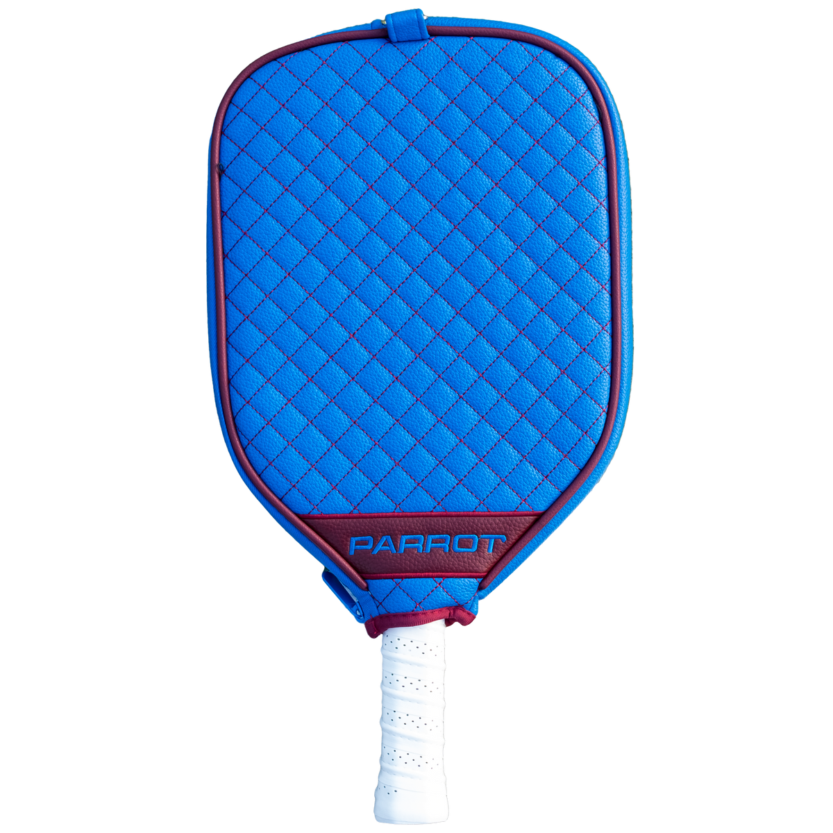 Colorado Avalanche Blue quilted pickleball paddle cover back view