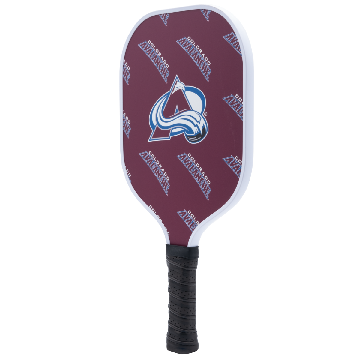 Colorado Avalanche pickleball paddle back view