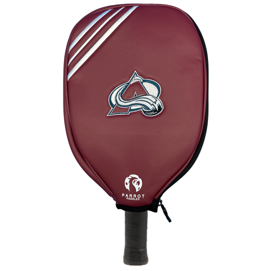 Colorado Avalanche pickleball paddle cover