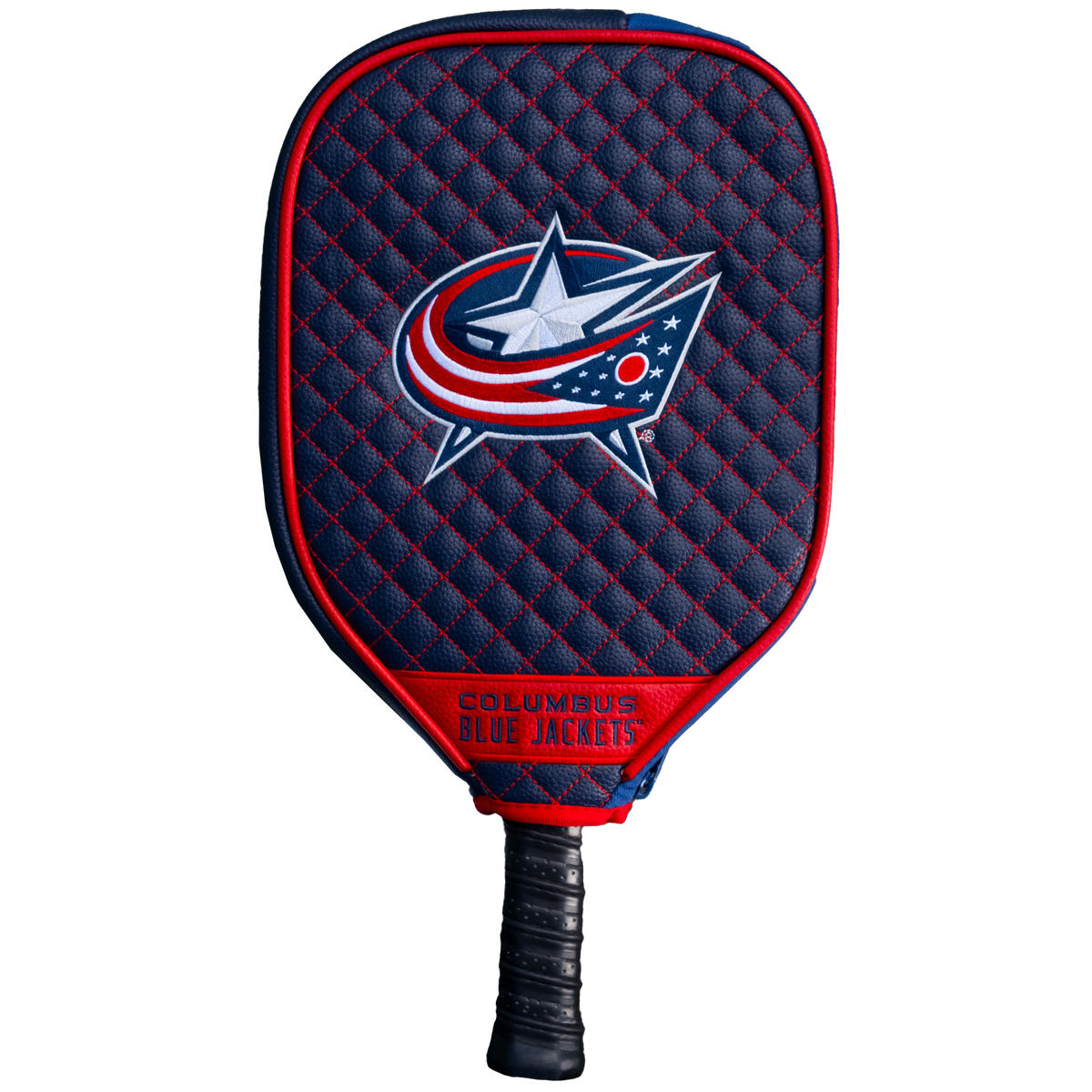 Columbus Blue Jackets quilted pickleball paddle cover
