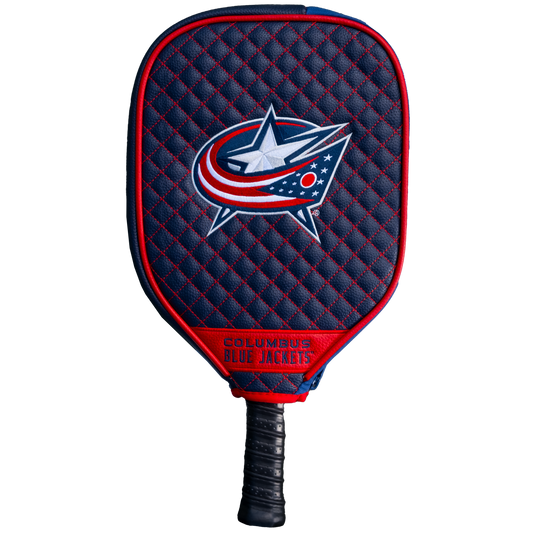 Columbus Blue Jackets quilted pickleball paddle cover