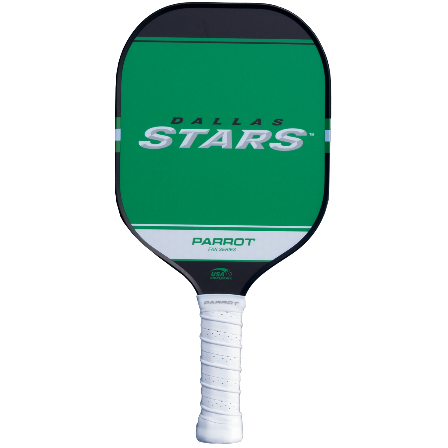 Dallas Stars Sport Plus pickleball paddle back view