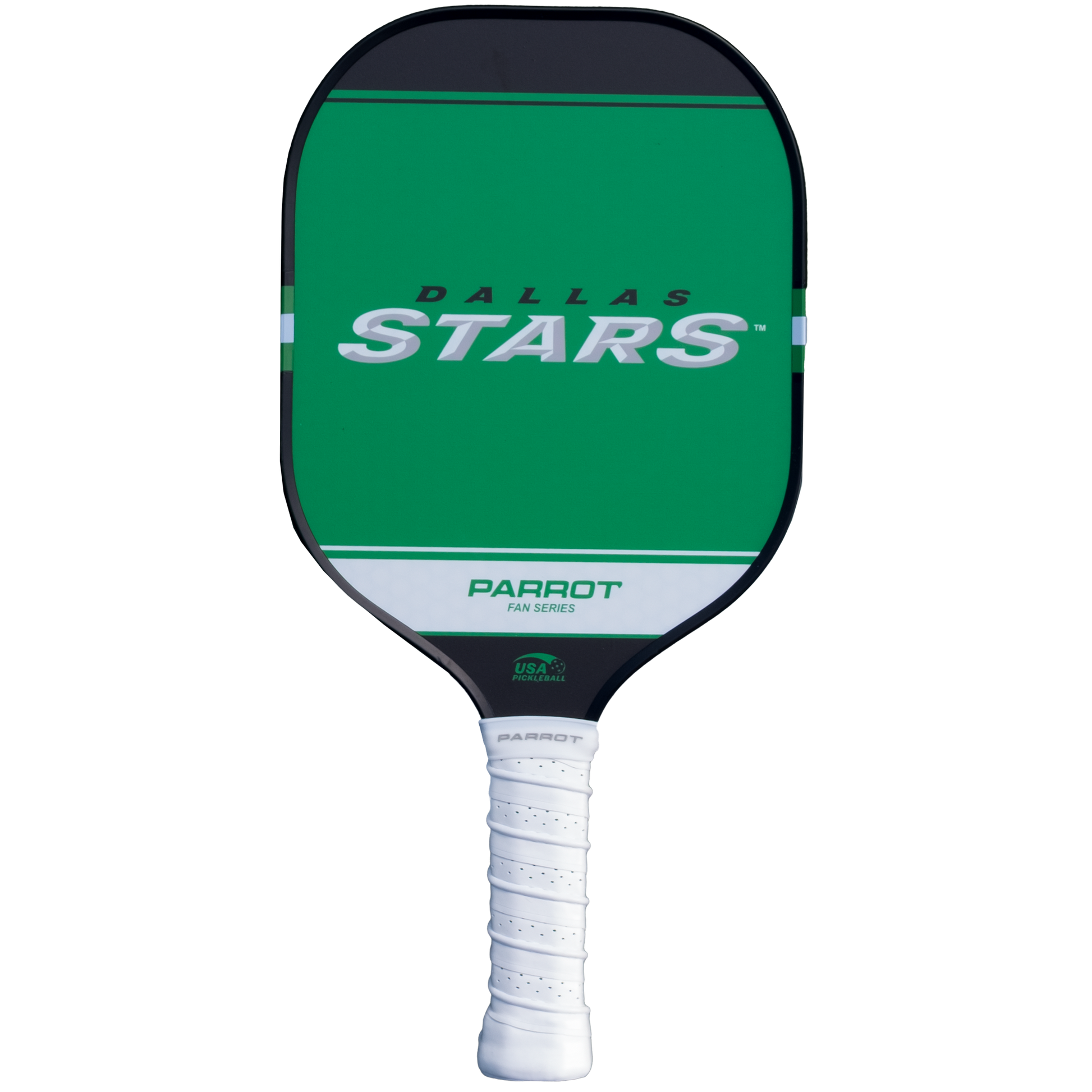 Dallas Stars Sport Plus pickleball paddle back view