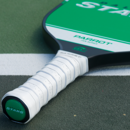 Dallas Stars Sport Plus pickleball paddle back view on the court