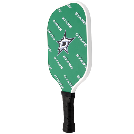 Dallas Stars pickleball paddle back view
