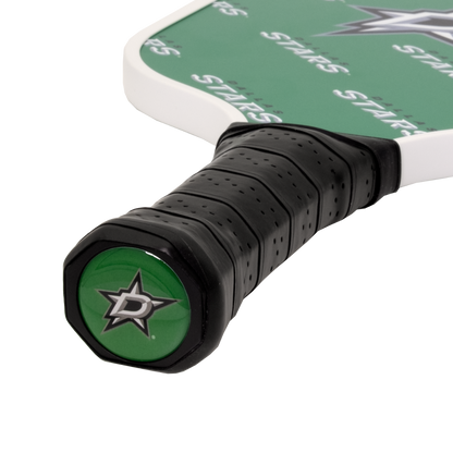 Dallas Stars pickleball paddle handle logo
