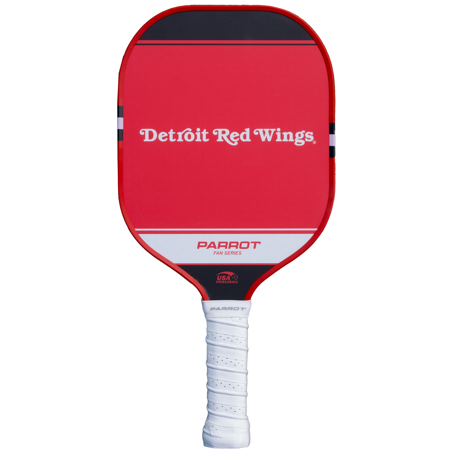 Detroit Red Wings Sport Plus pickleball paddle back view