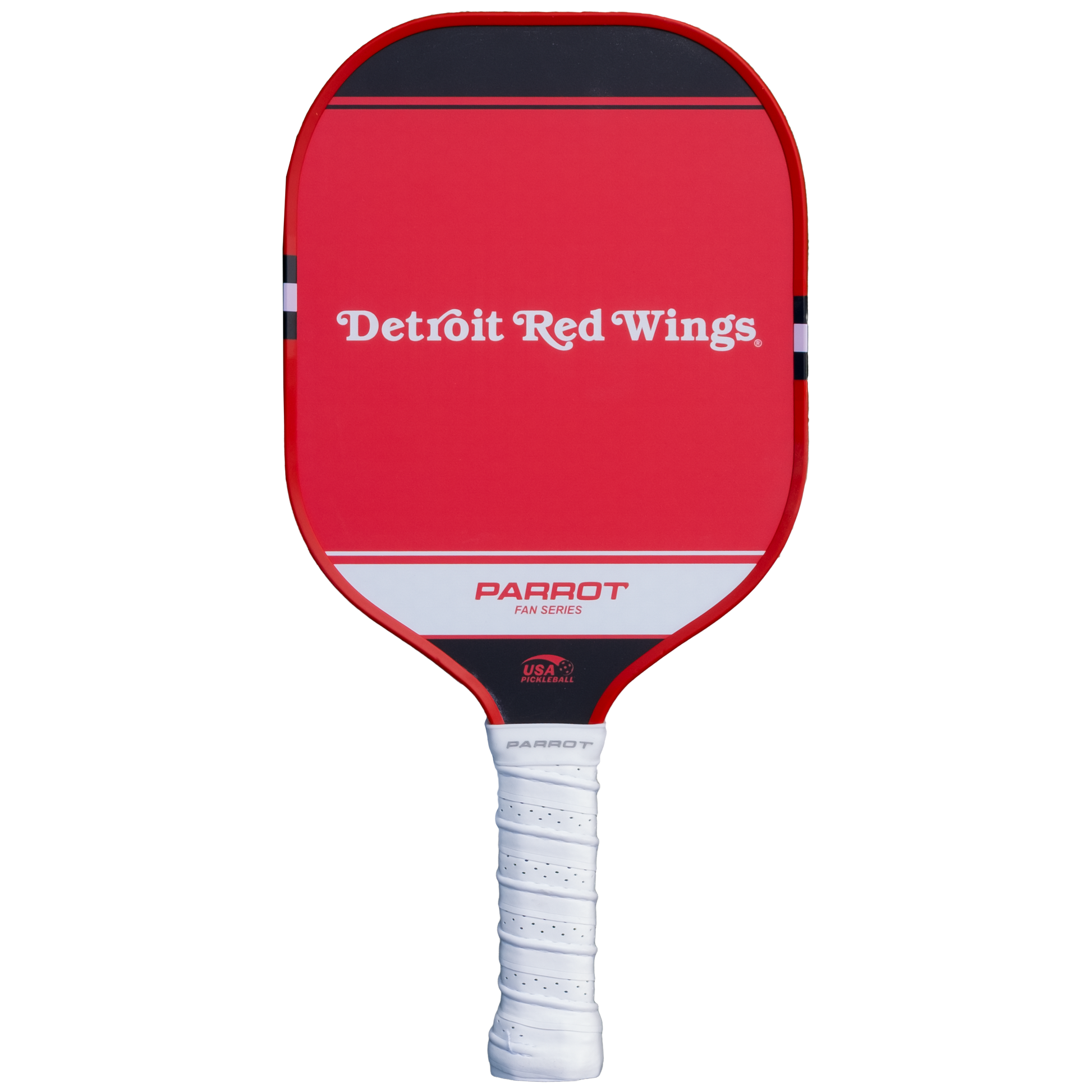 Detroit Red Wings Sport Plus pickleball paddle back view
