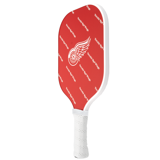 Detroit Red Wings pickleball paddle back view