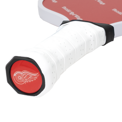 Detroit Red Wings pickleball paddle handle logo