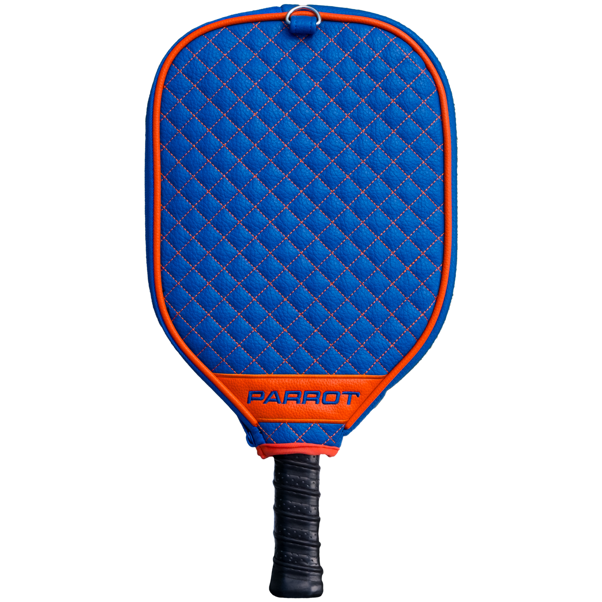 Edmonton Oilers quilted pickleball paddle cover back view