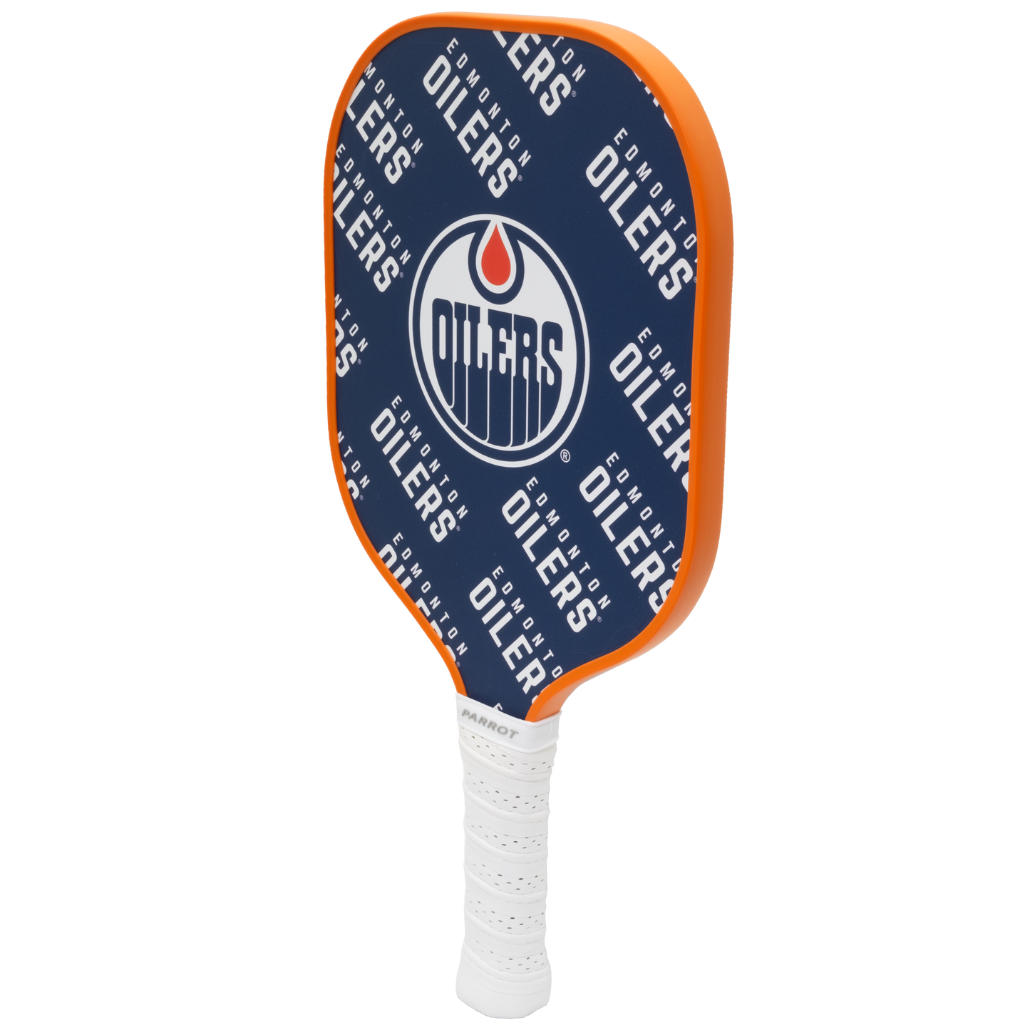 Edmonton Oilers pickleball paddle back view