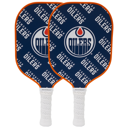 Edmonton Oilers pickleball paddle set