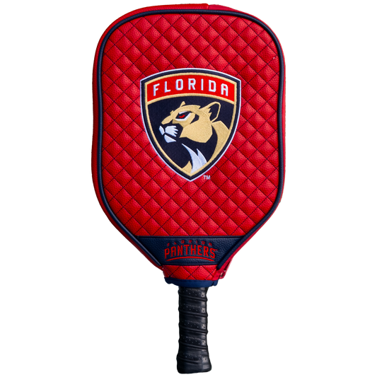 Florida Panthers quilted pickleball paddle cover