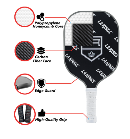 Los Angeles Kings standard pickleball paddle additional view