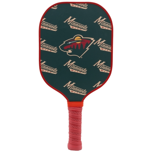 Minnesota Wild standard pickleball paddle