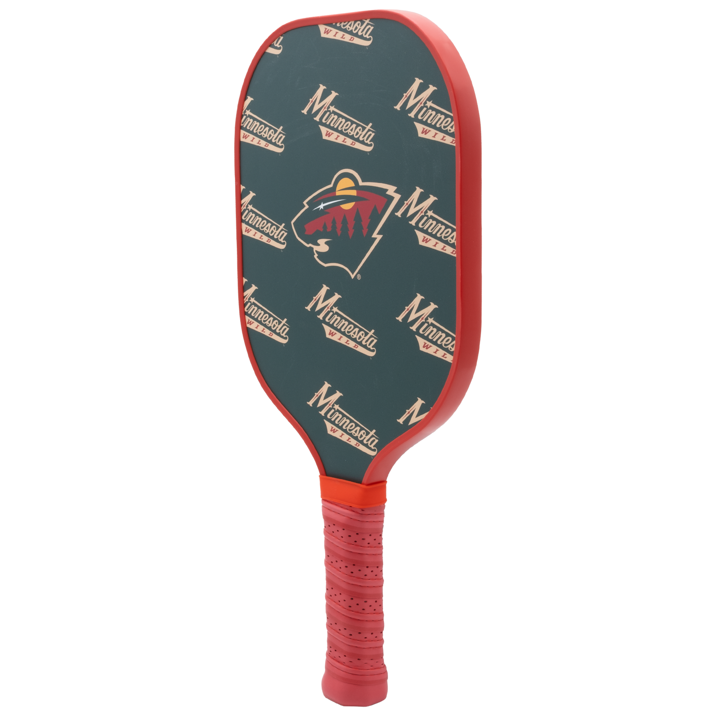 Minnesota Wild pickleball paddle back view