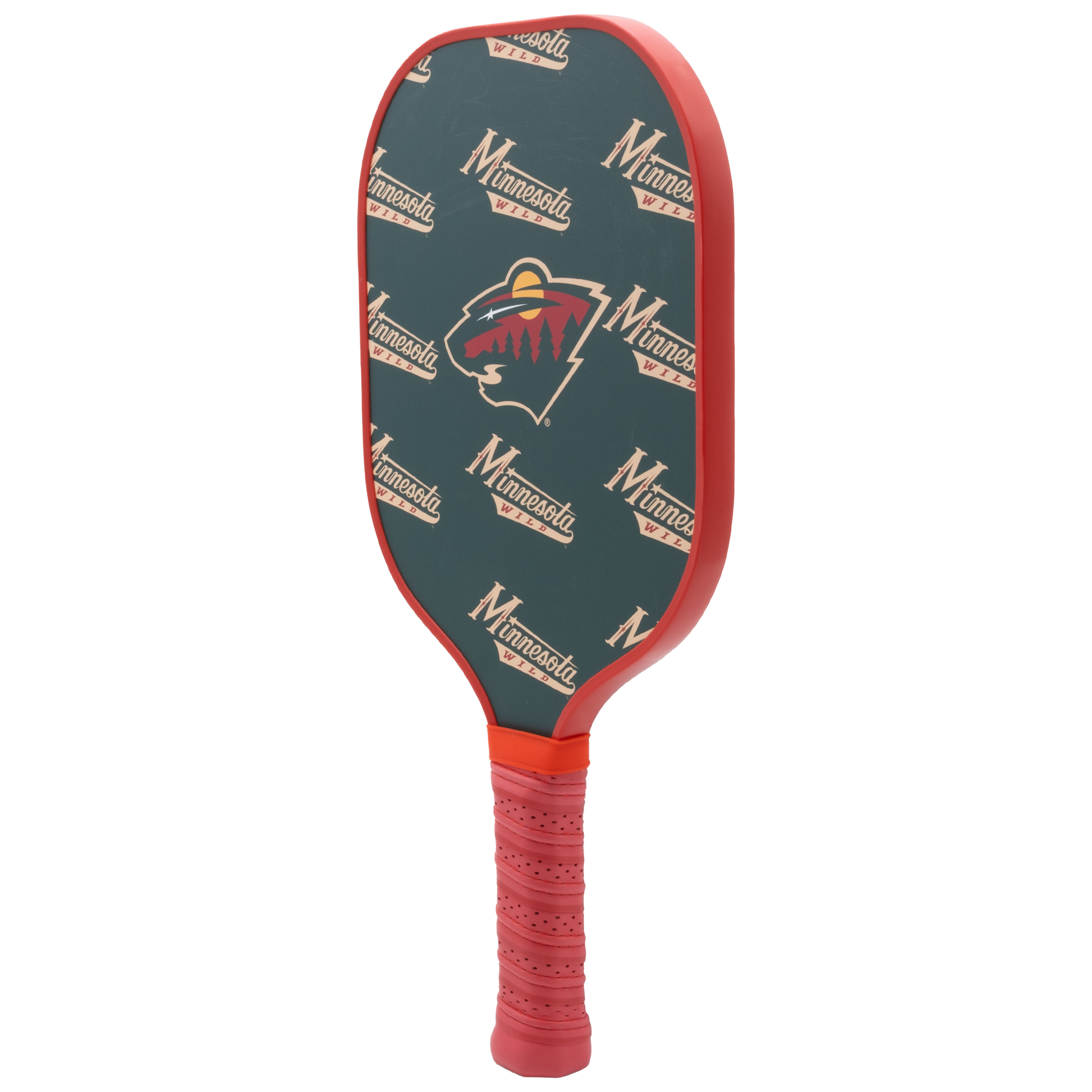 Minnesota Wild pickleball paddle back view
