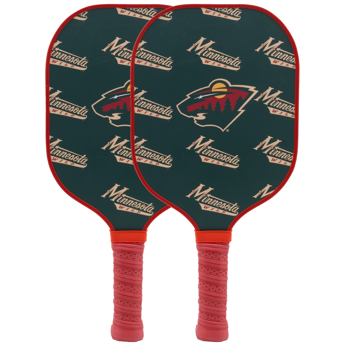 Minnesota Wild pickleball paddle set
