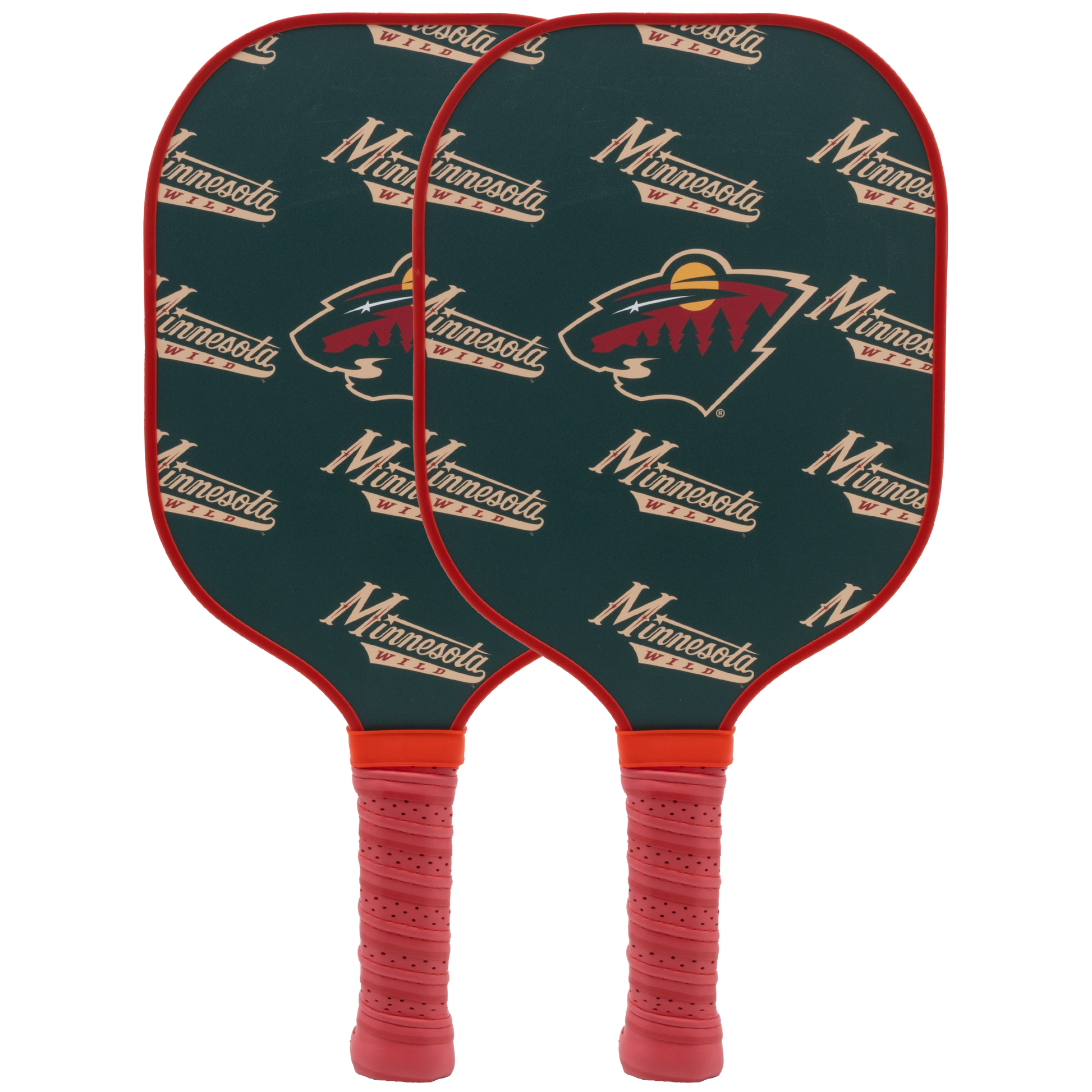 Minnesota Wild pickleball paddle set