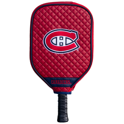 Montreal Canadiens quilted pickleball paddle cover