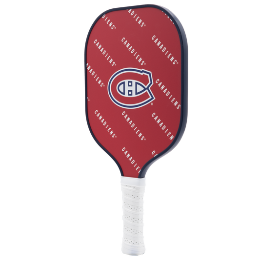 Montreal Canadiens pickleball paddle back view