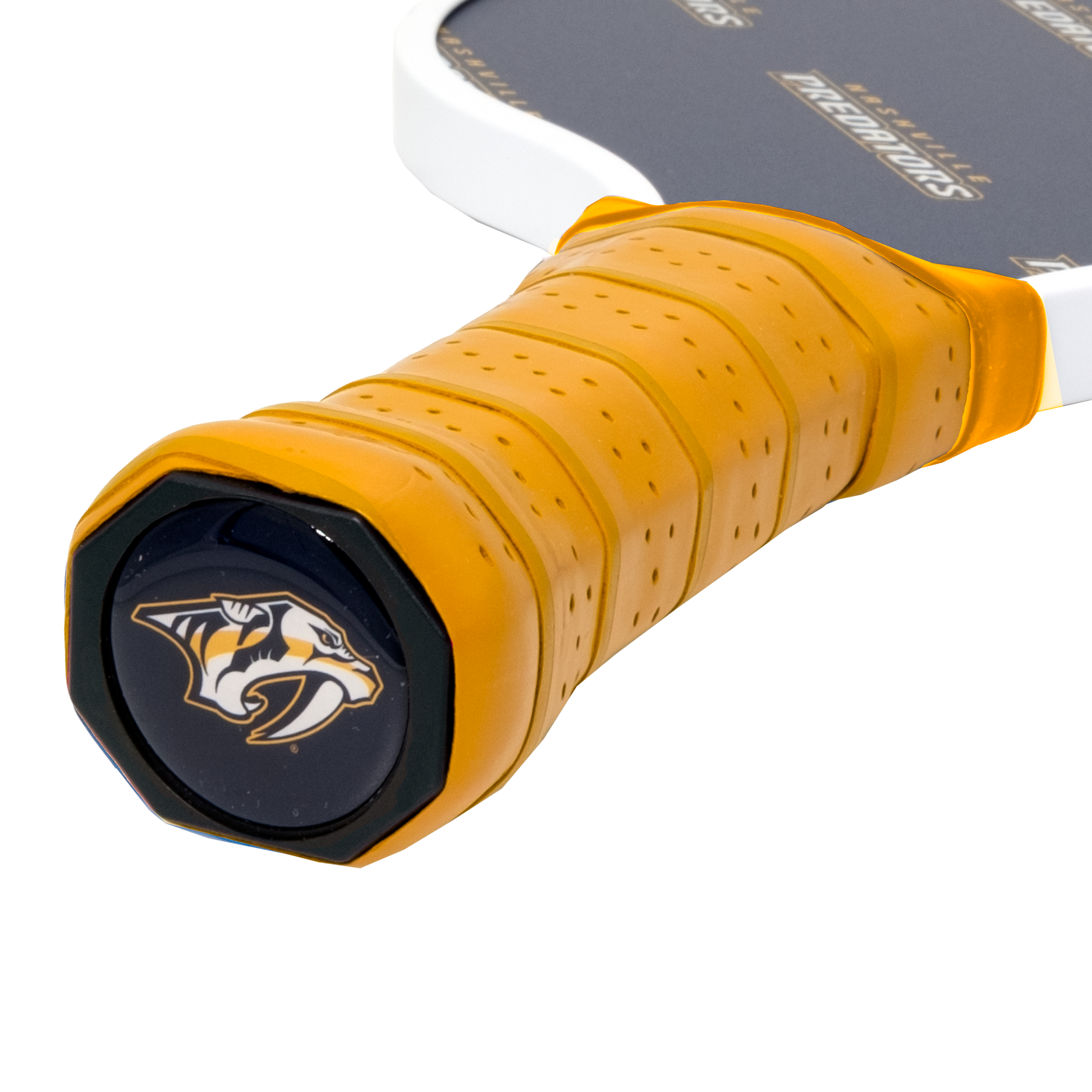 Nashville Predators pickleball paddle handle logo
