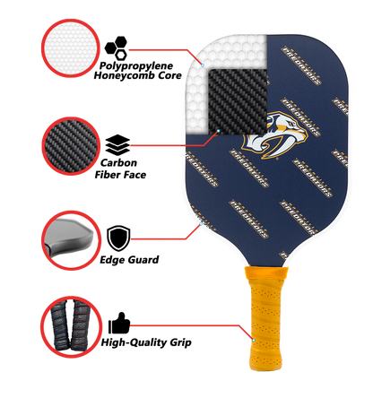 Nashville Predators standard pickleball paddle additional view