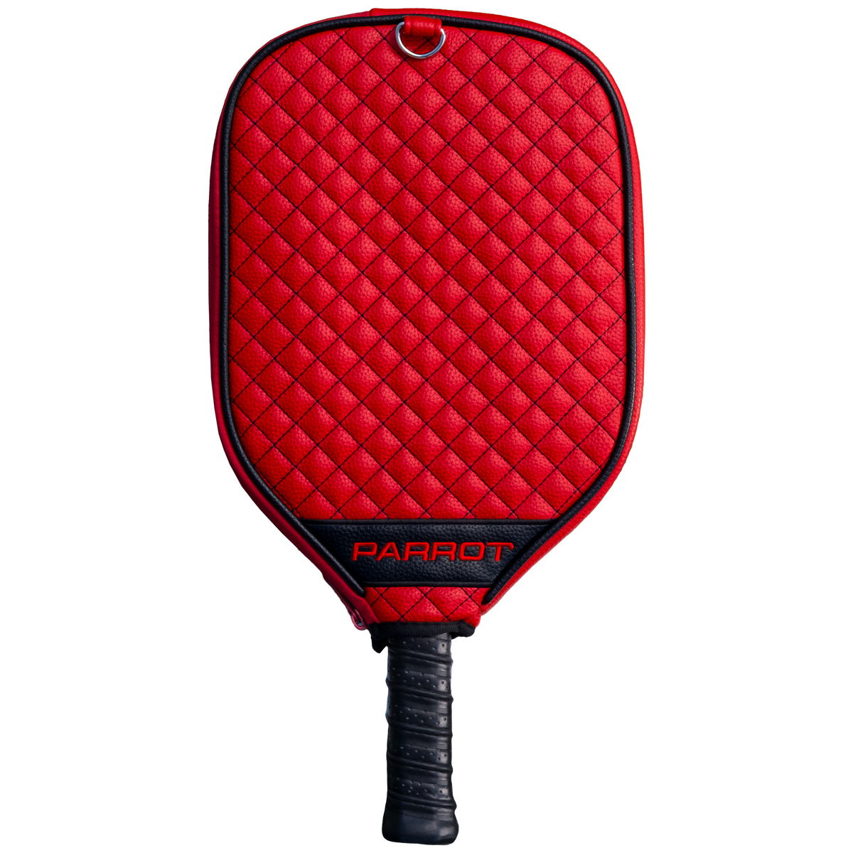 New Jersey Devils Red quilted pickleball paddle cover back view