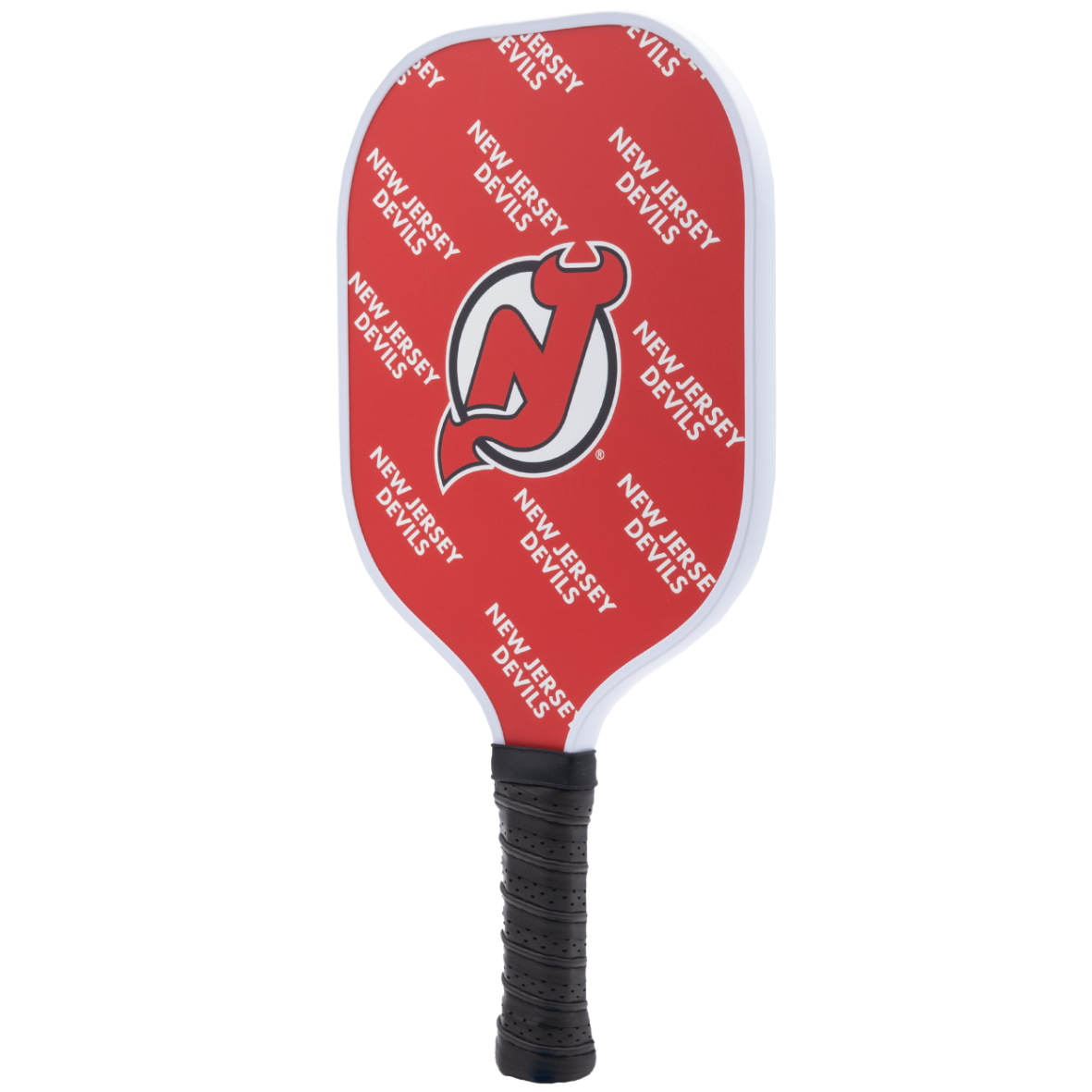 New Jersey Devils pickleball paddle back view