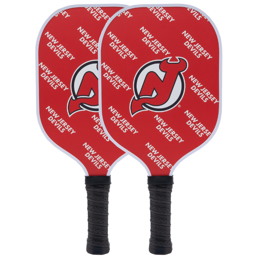 New Jersey Devils pickleball paddle set