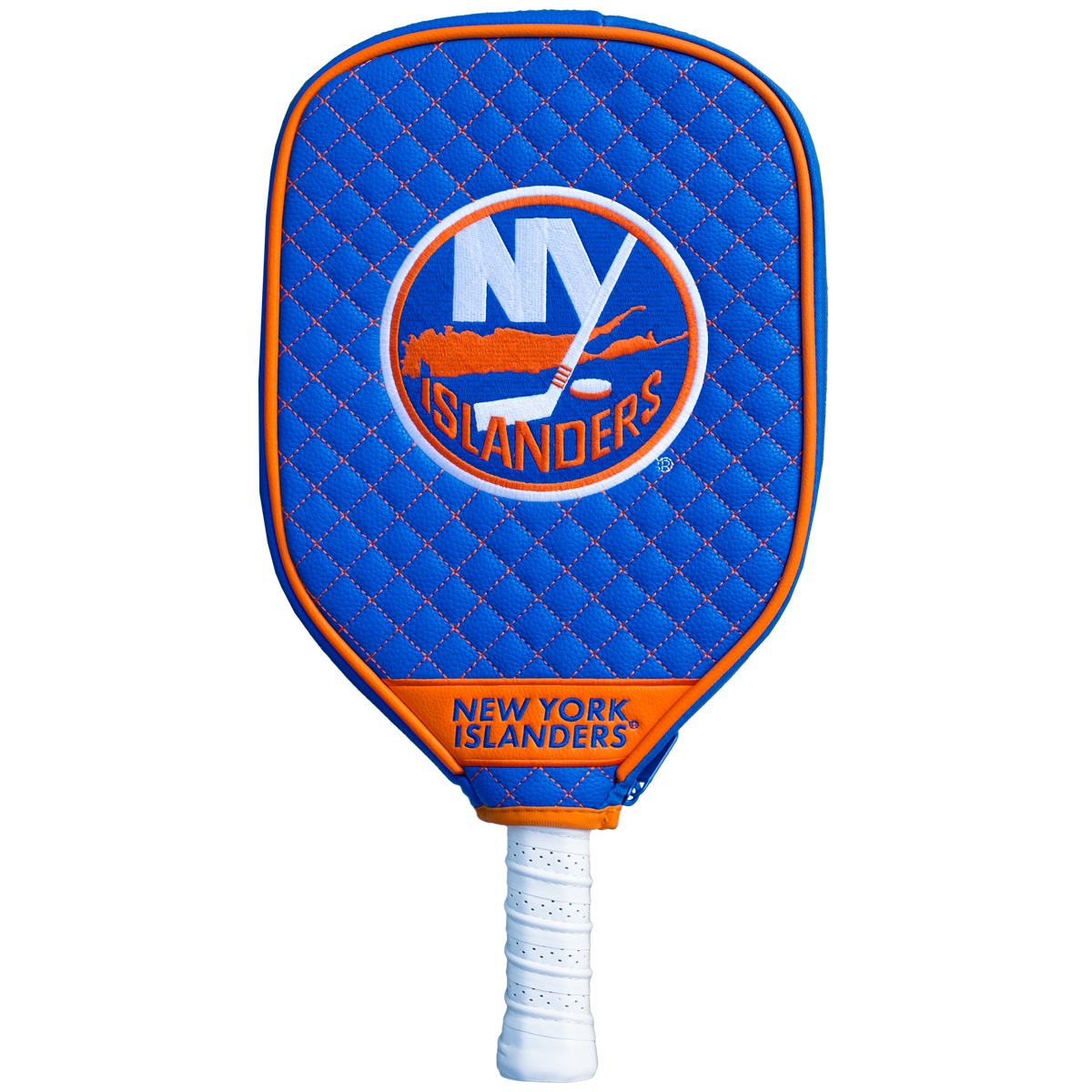 New York Islanders Blue quilted pickleball paddle cover
