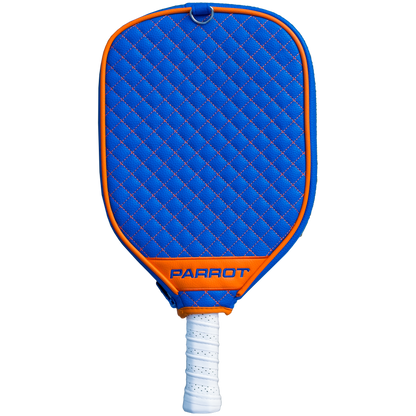 New York Islanders Blue quilted pickleball paddle cover back view