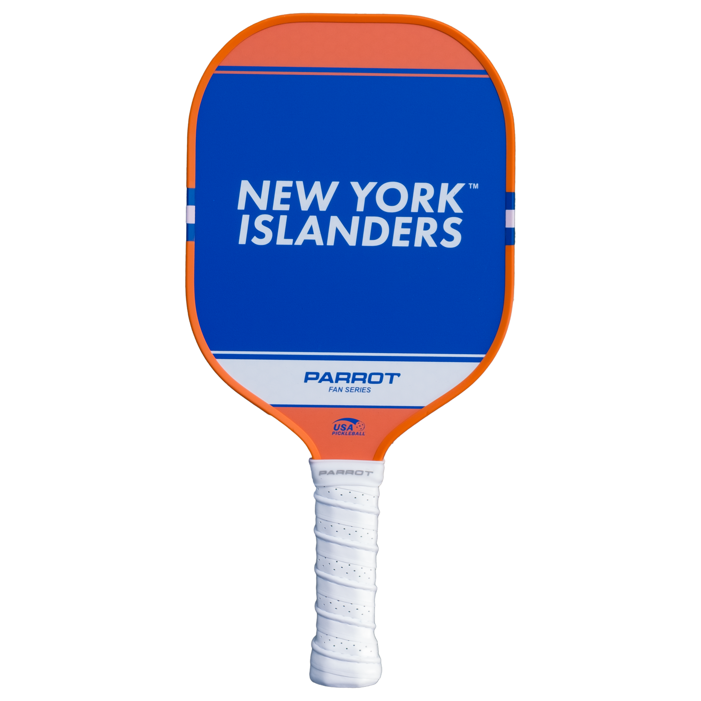 New York Islanders Sport Plus pickleball paddle back view