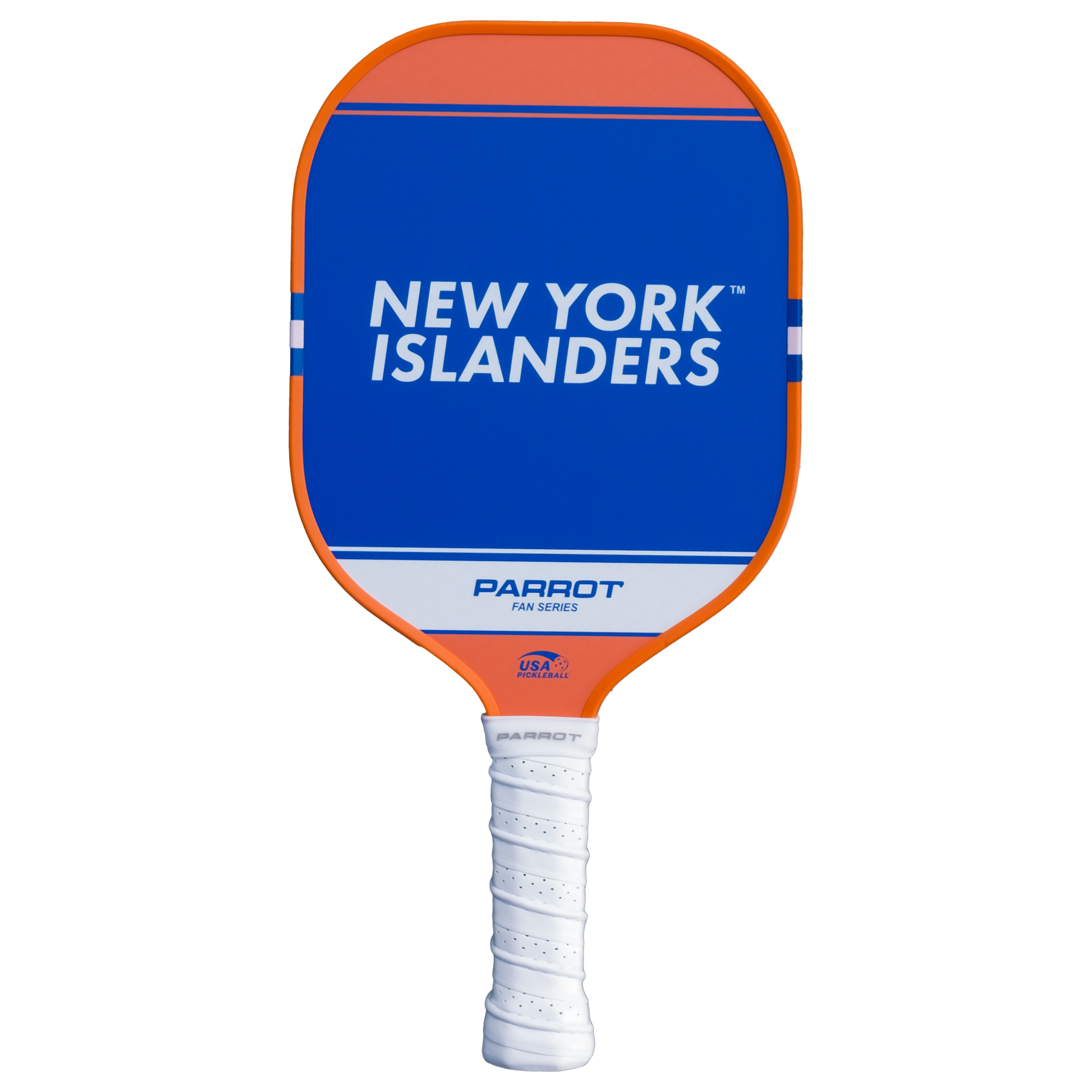 New York Islanders Sport Plus pickleball paddle back view