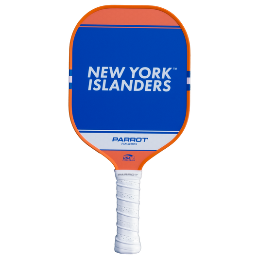 New York Islanders Sport Plus pickleball paddle back view