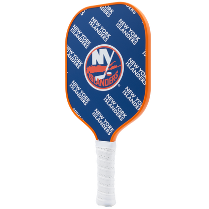 New York Islanders pickleball paddle back view