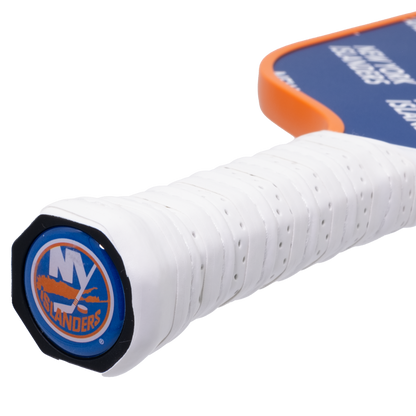 New York Islanders pickleball paddle handle logo