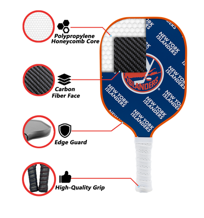 New York Islanders standard pickleball paddle additional view