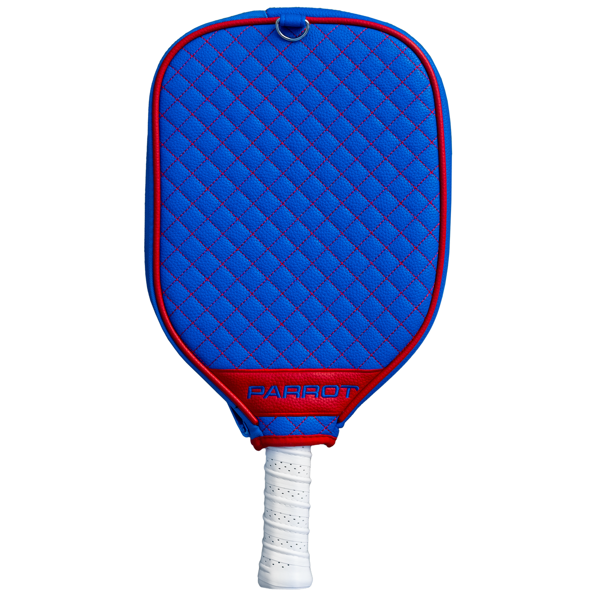 New York Rangers Blue quilted pickleball paddle cover back view