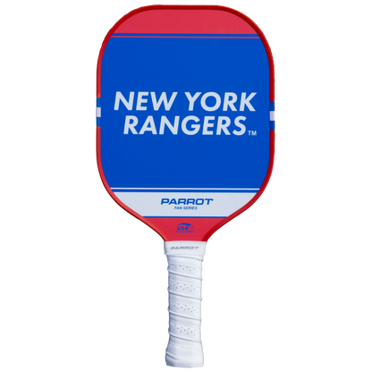 New York Rangers Sport Plus pickleball paddle back view