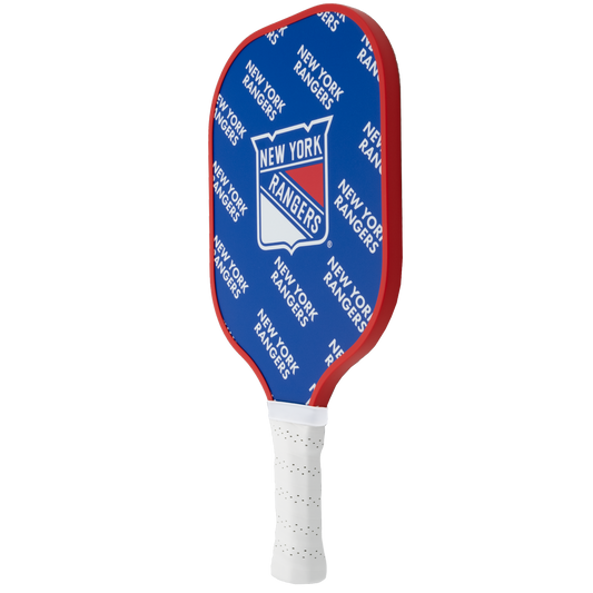 New York Rangers pickleball paddle back view
