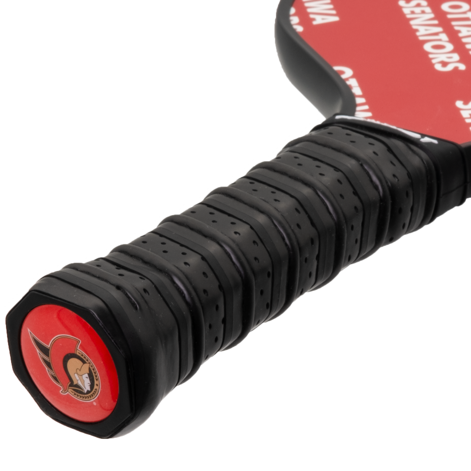 Ottawa Senators pickleball paddle handle logo