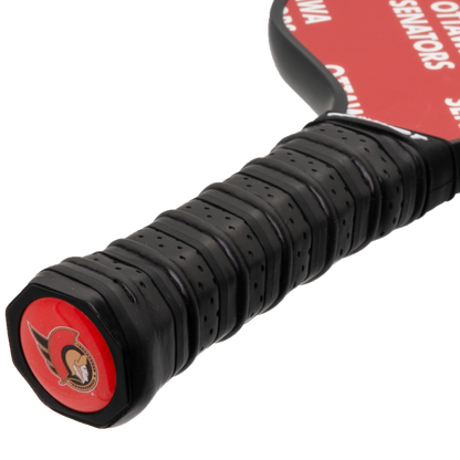 Ottawa Senators pickleball paddle handle logo