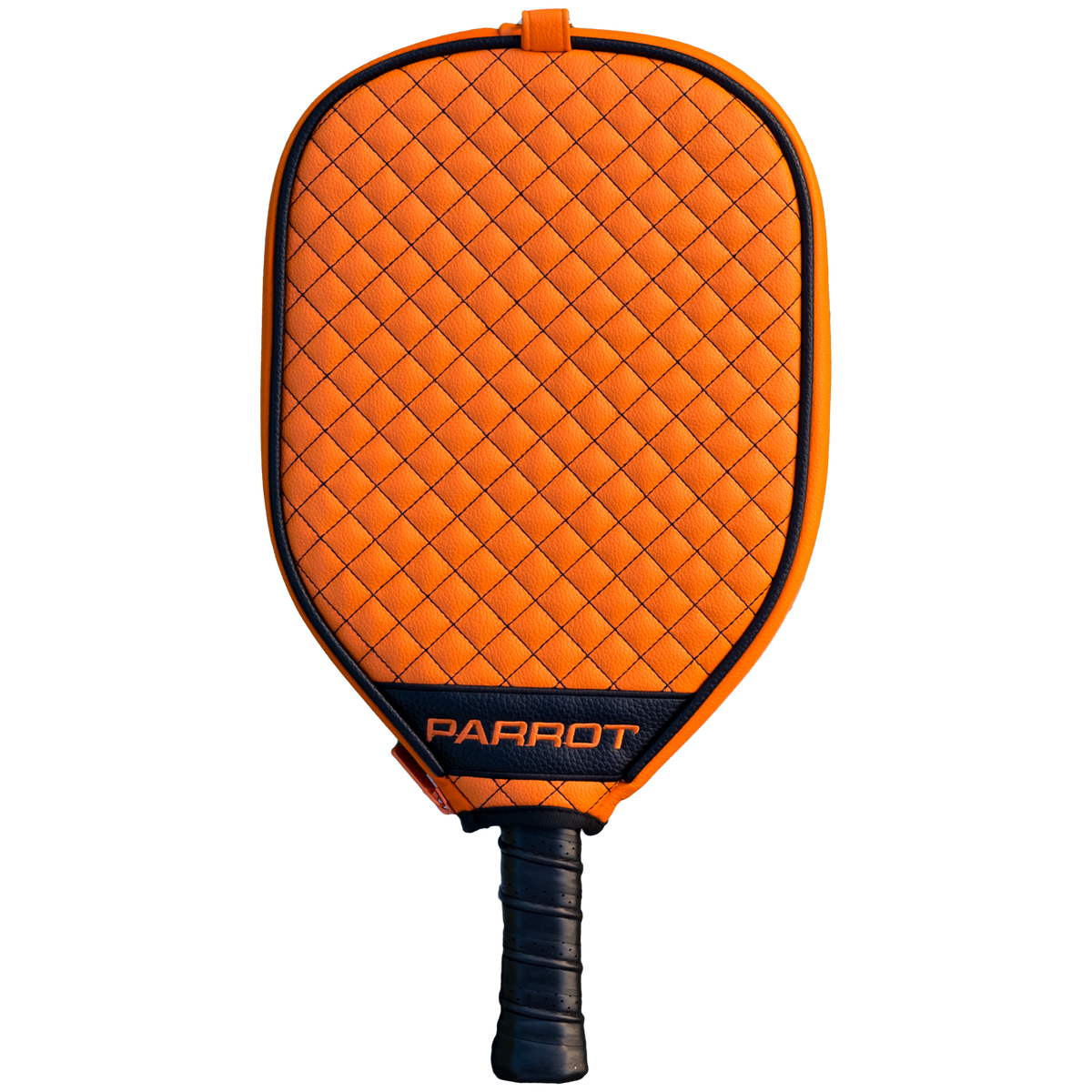Philadelphia Flyers Orange quilted pickleball paddle cover back view