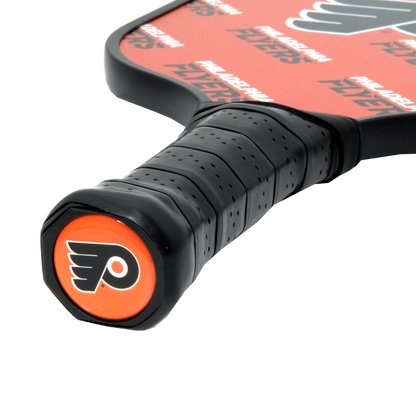 Philadelphia Flyers pickleball paddle handle logo