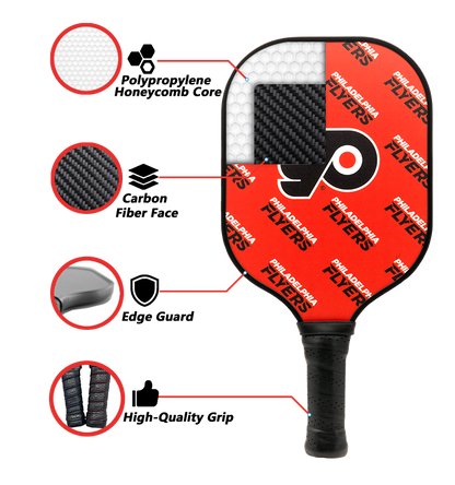 Philadelphia Flyers standard pickleball paddle additional view