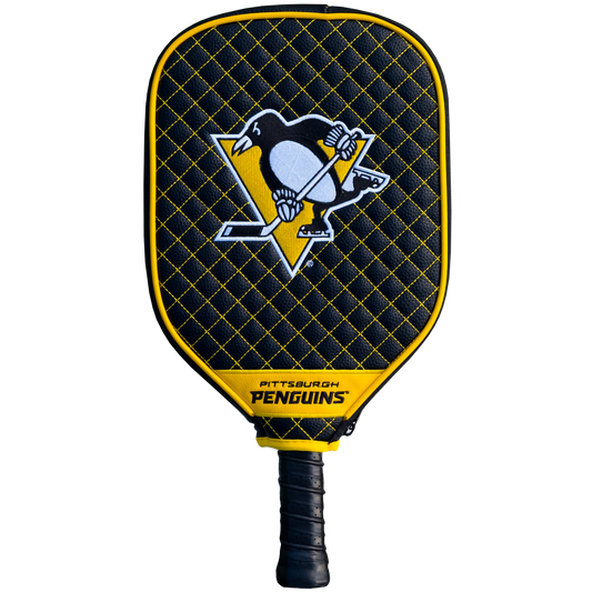 Pittsburgh Penguins quilted pickleball paddle cover