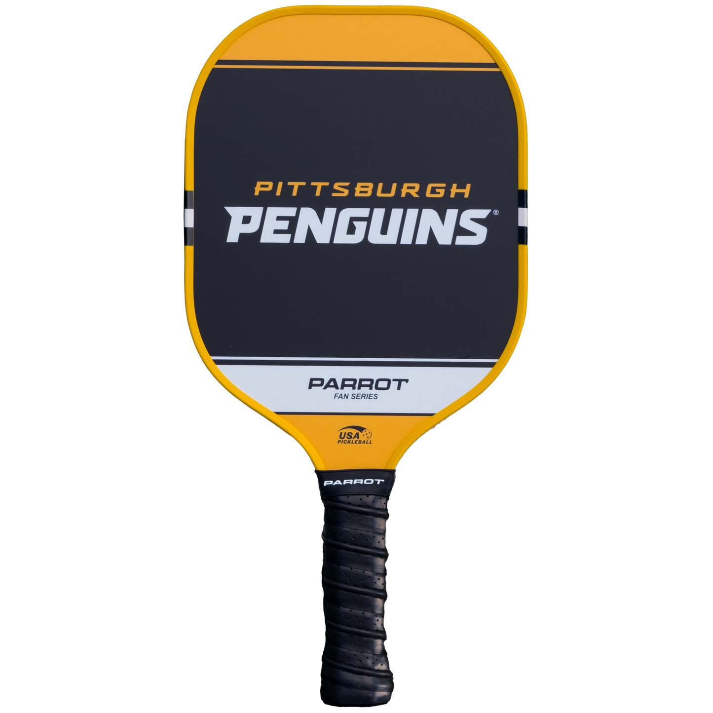 Pittsburgh Penguins Sport Plus pickleball paddle back view