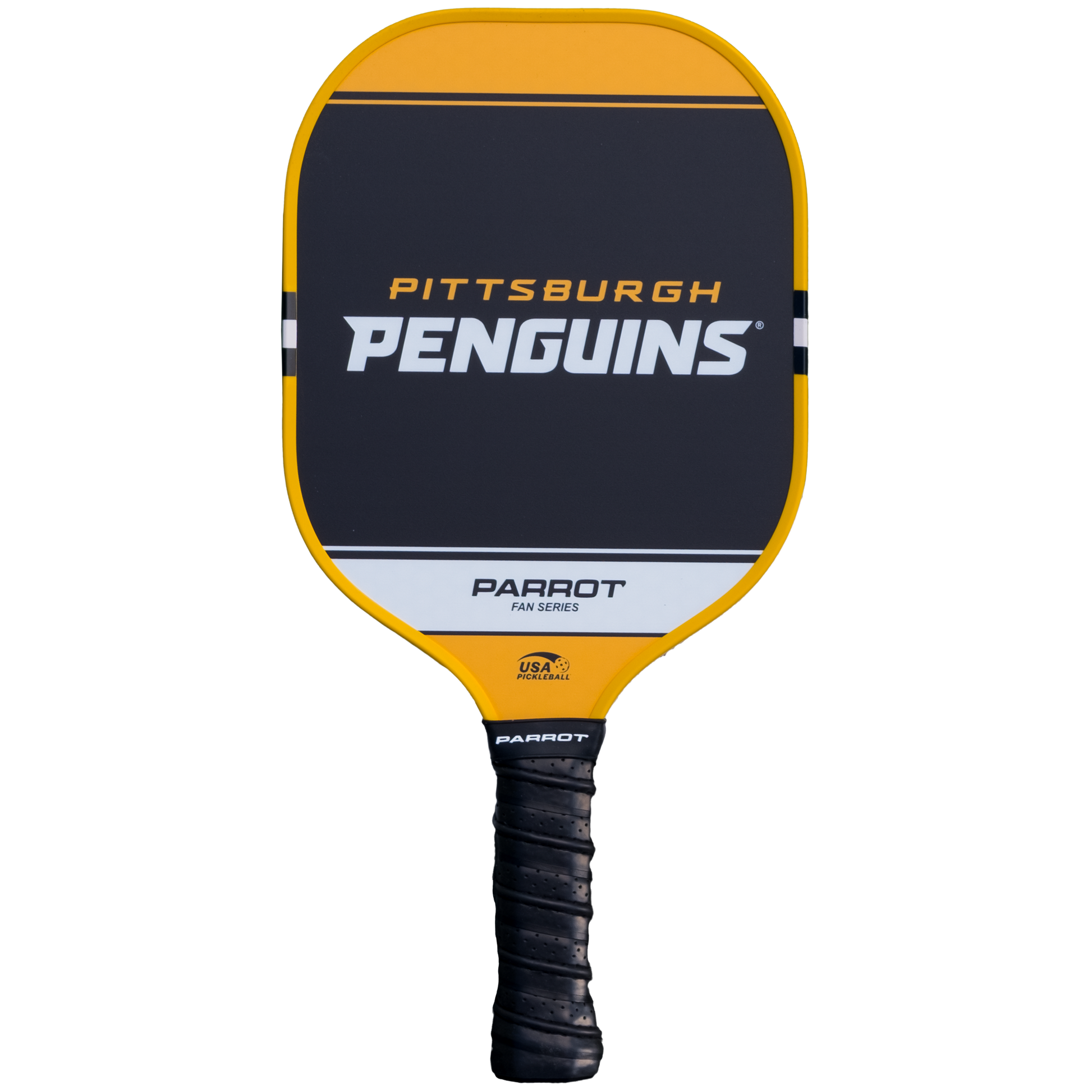 Pittsburgh Penguins Sport Plus pickleball paddle back view